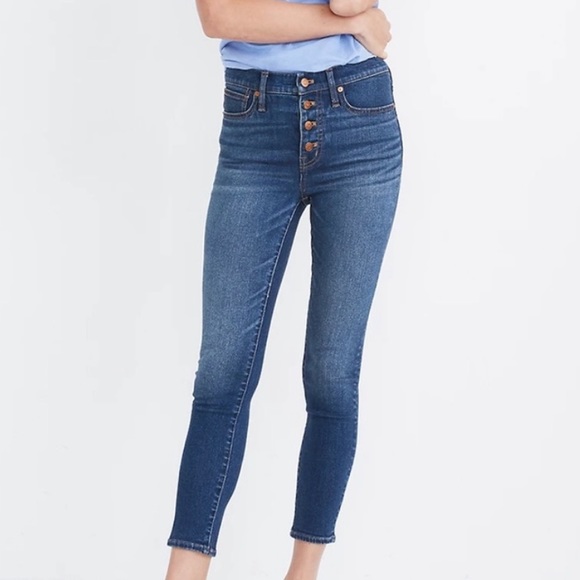 Madewell 9” High Riser Skinny Skinny Crop Jeans